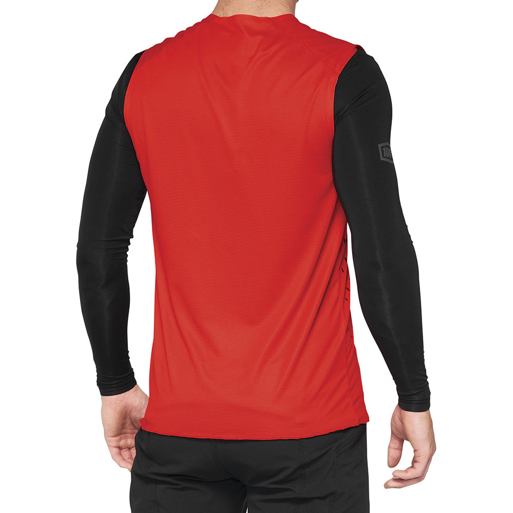 100 Percent R-Core Concept Sleeveless Bib Jersey - M - Red