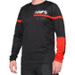 100 Percent R-Core DH Long Sleeve Jersey - S - Black - Red