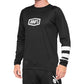 100 Percent R-Core DH Youth Long Sleeve Jersey - Youth S - Black - White - 2021