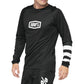 100 Percent R-Core DH Youth Long Sleeve Jersey - Youth XL - Black - White