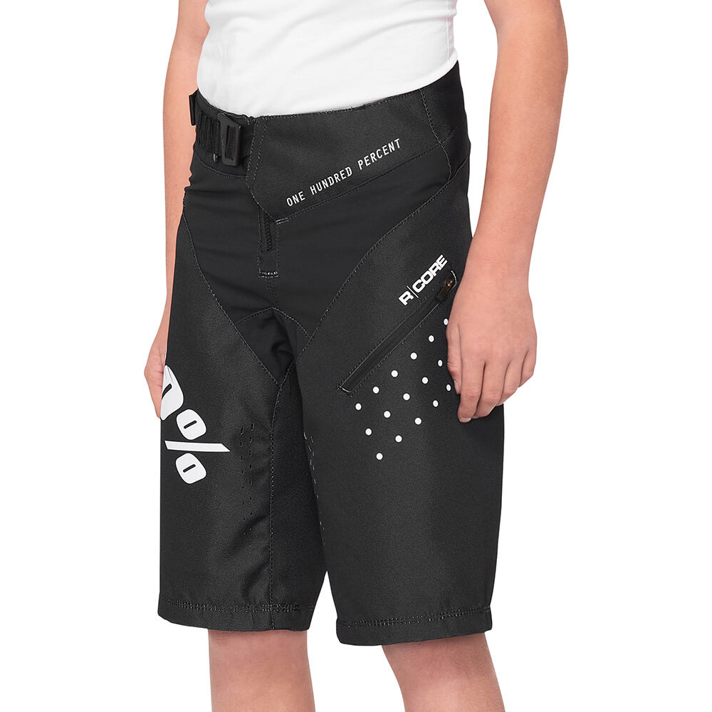 100 Percent R-Core Youth DH Shorts - Youth L-26 - Black