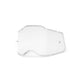100 Percent Racecraft 2 Accuri 2 Strata 2 PLUS Replacement Lens - One Size Fits Most - Injected Clear Lens