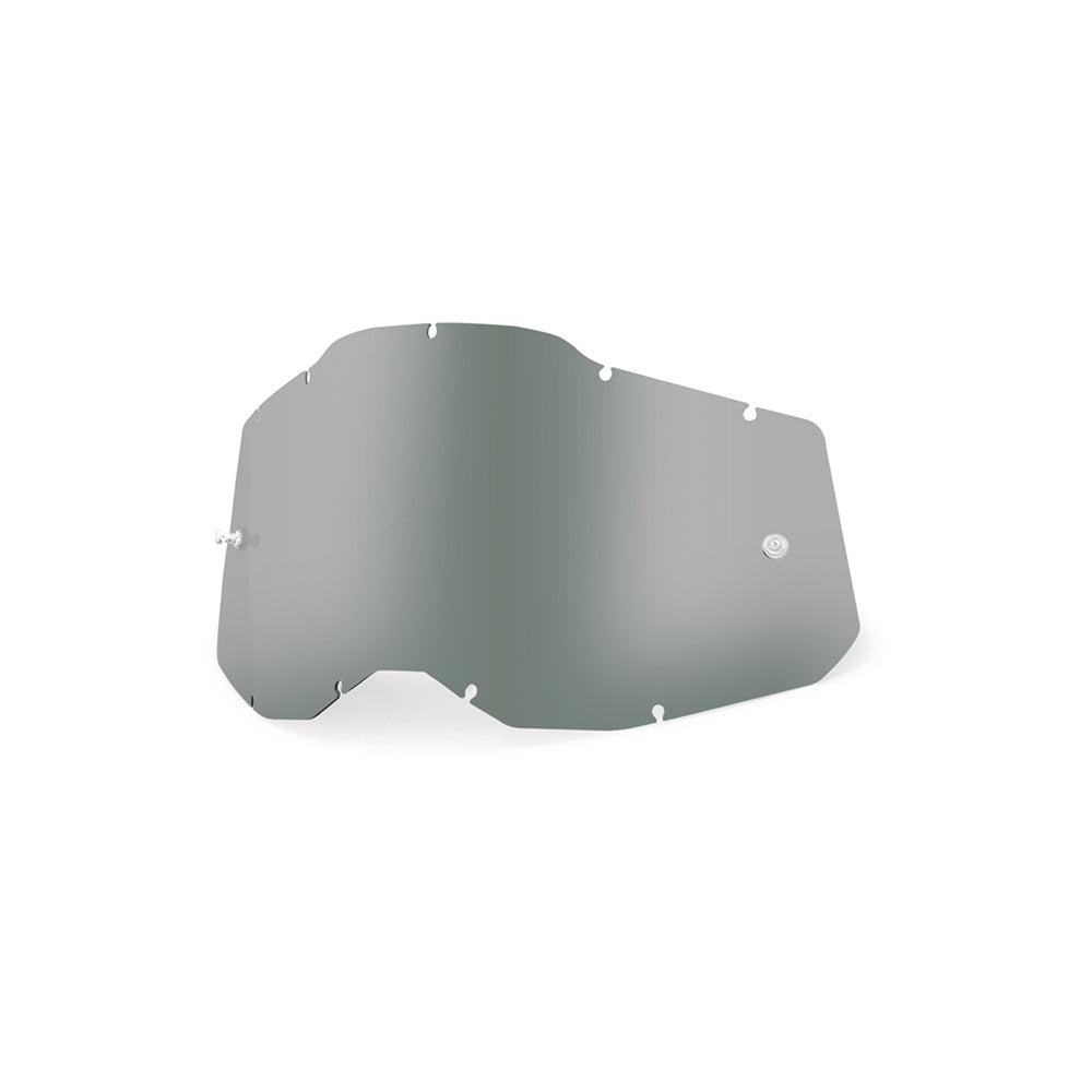 100 Percent Racecraft 2 Accuri 2 Strata 2 Replacement Lens - One Size Fits Most - Sheet Smoke Lens