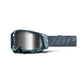 100 Percent Racecraft 2 Goggles - One Size Fits Most -  Battleship - Mirror Silver Lens