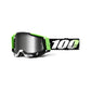100 Percent Racecraft 2 Goggles - One Size Fits Most - Kalkuta - Silver Mirror Lens