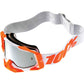 100 Percent Racecraft 2 Goggles - One Size Fits Most - Orange - Flash Silver Mirror Lens