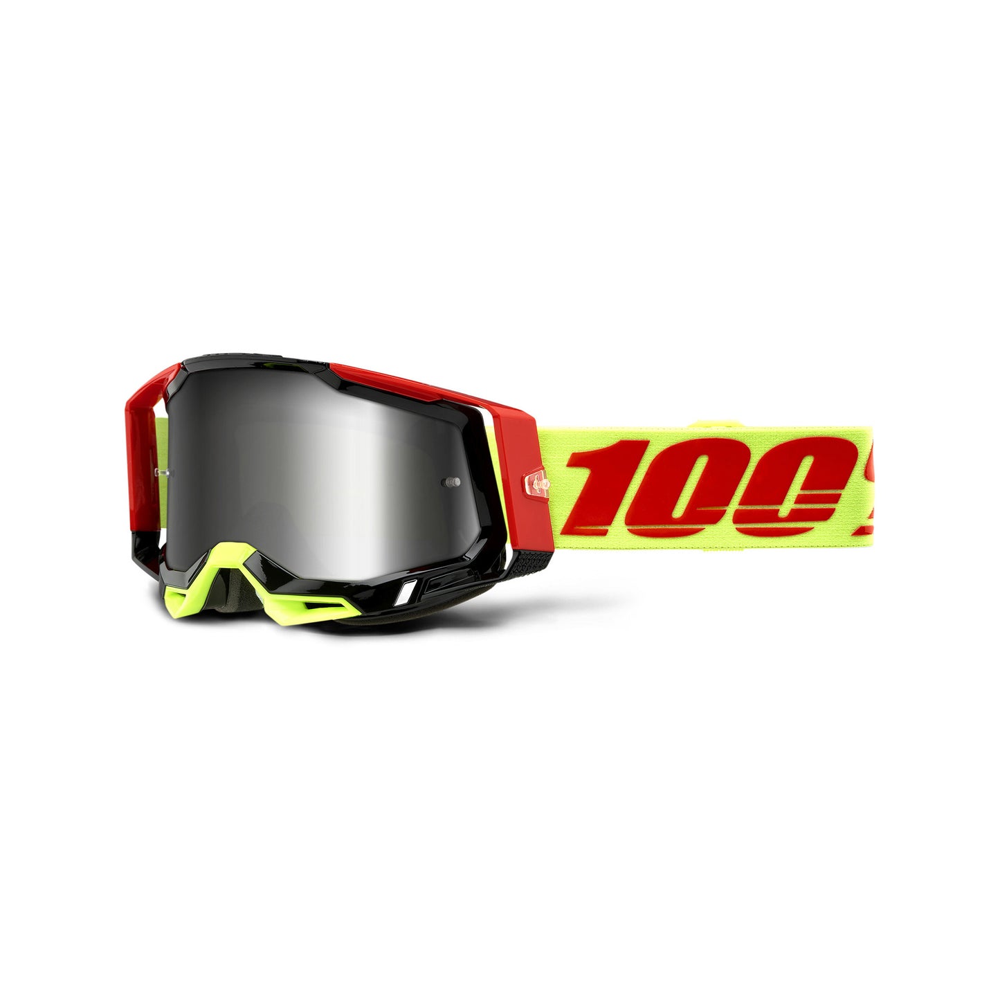 100 Percent Racecraft 2 Goggles - One Size Fits Most - Wiz - Flash Silver Mirror Lens