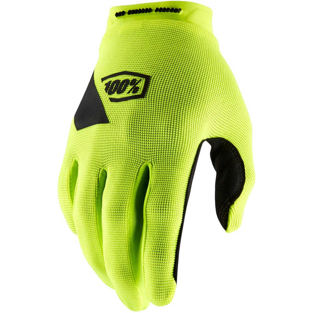 100 Percent RideCamp Glove - S - Fluo Yellow