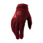 100 Percent RideCamp Women's Glove - XL - Brick