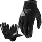 100 Percent RideCamp Women's Glove - Women's M - Black - Charcoal