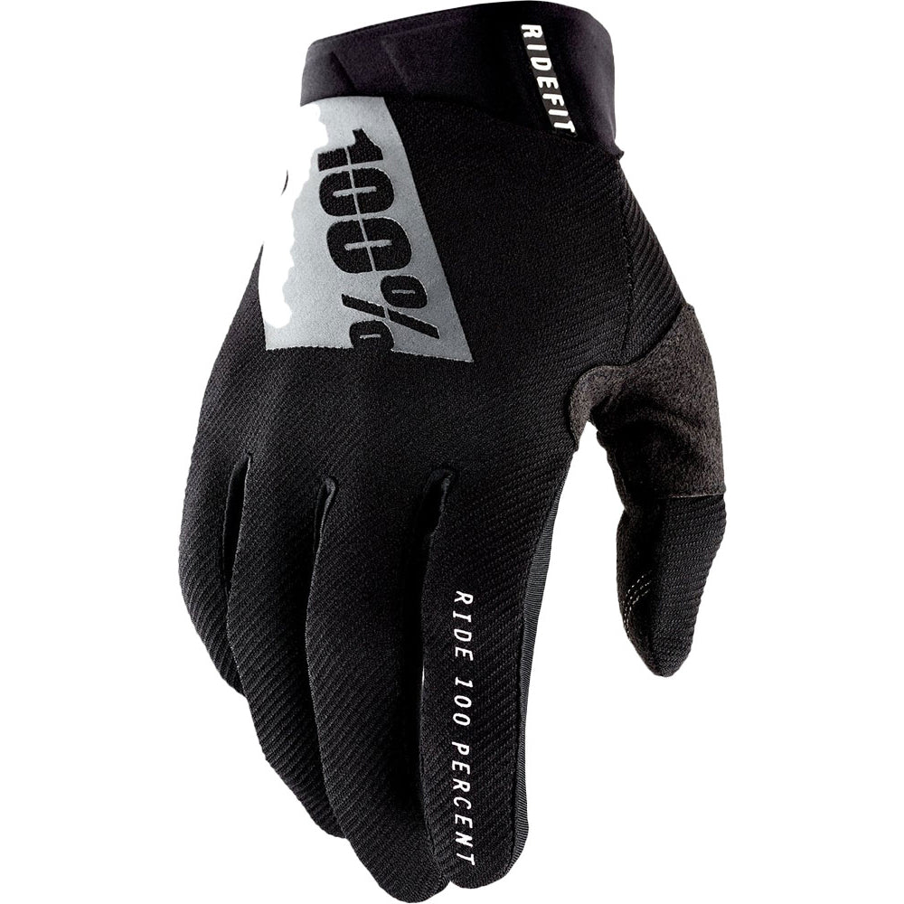 100 Percent RideFit Glove - L - Black