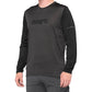 100 Percent Ridecamp Long Sleeve Jersey - S - Black - Charcoal