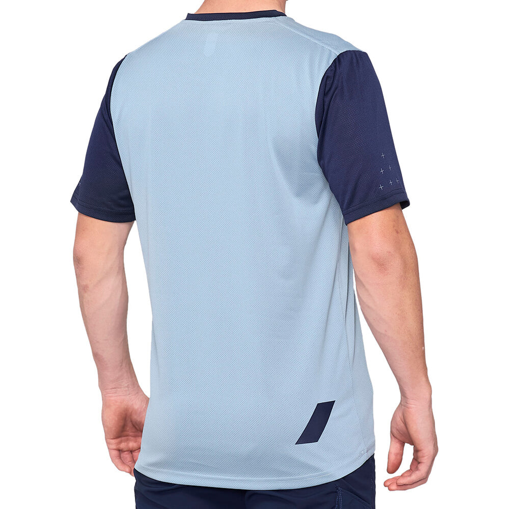 100 Percent Ridecamp Short Sleeve Jersey - XL - Slate - Navy