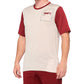 100 Percent Ridecamp Short Sleeve Jersey - L - Stone - Brick