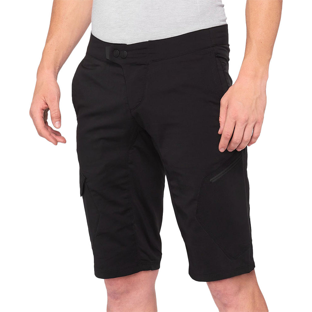 100 Percent Ridecamp Shorts - S-30 - Black