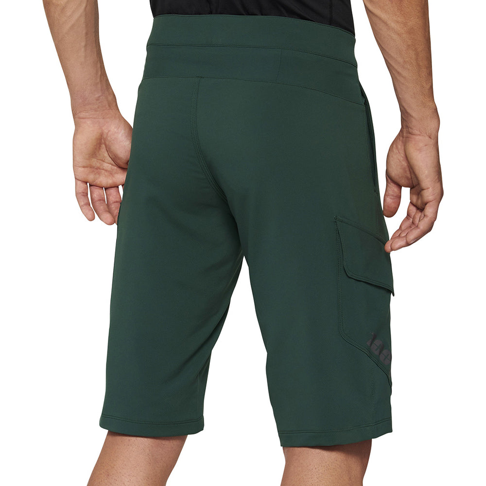 100 Percent Ridecamp Shorts - L-34 - Forest Green
