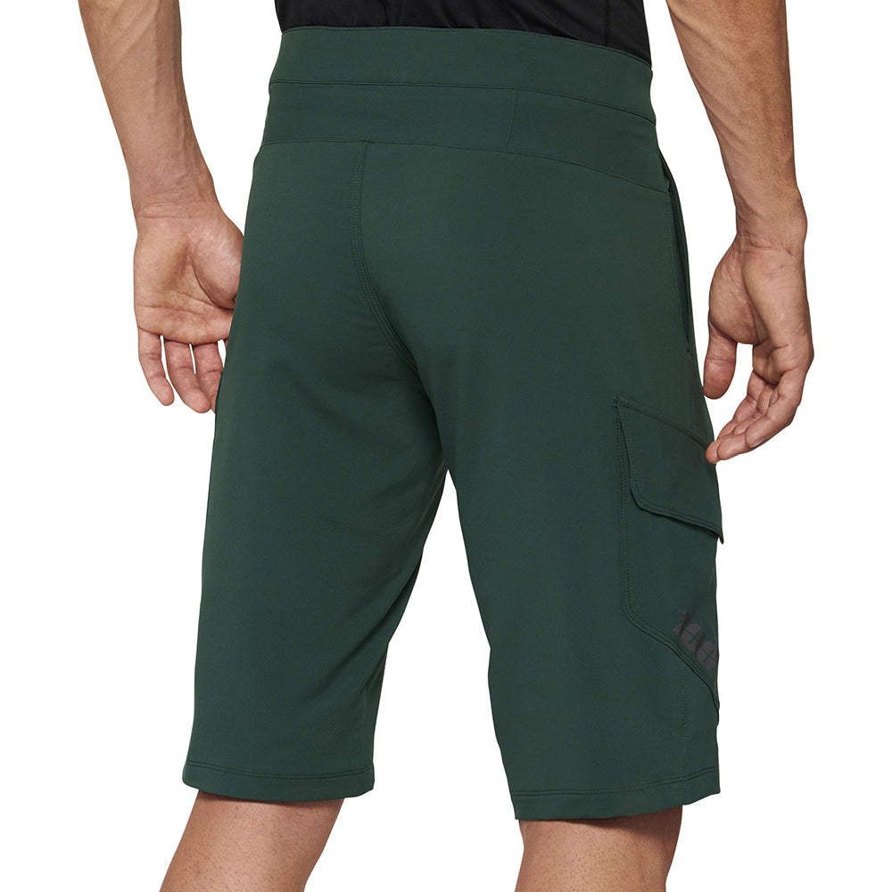 100 Percent Ridecamp Shorts - M-32 - Forest Green