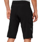 100 Percent Ridecamp Shorts With Liner - M-32 - Black