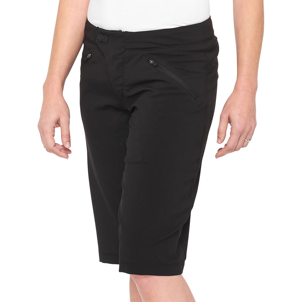 100 Percent Ridecamp Women's Shorts - XL - Black