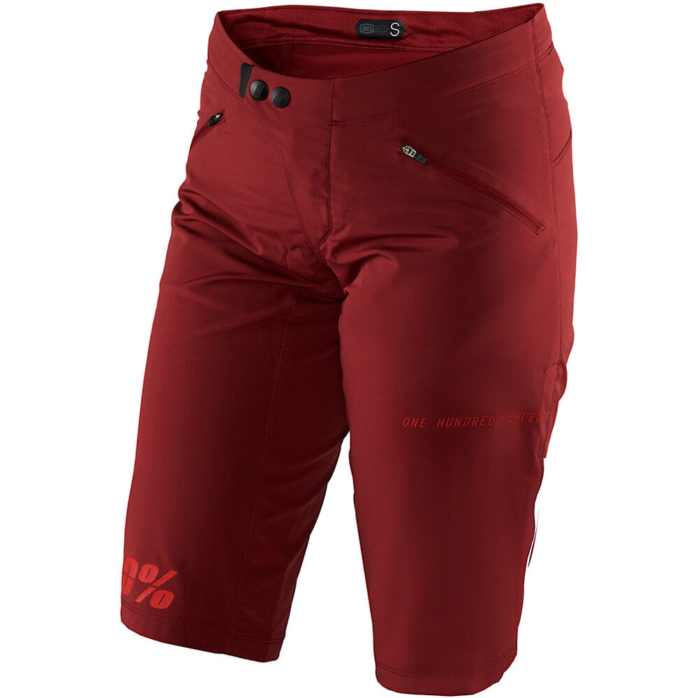 100 Percent Ridecamp Women's Shorts - S - Brick