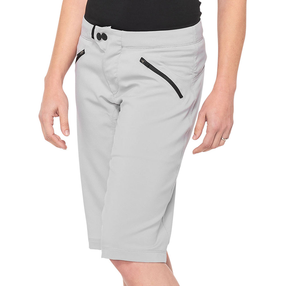 100 Percent Ridecamp Women's Shorts - M - Grey