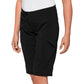 100 Percent Ridecamp Women's Shorts With Liner - S - Black