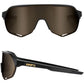 100 Percent S2 Sunglasses - Matte Black - Soft Gold Mirror Lens
