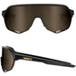 100 Percent S2 Sunglasses - One Size Fits Most - Matte Black Soft Gold Mirror Lens