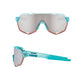 100 Percent S2 Sunglasses - Polished Translucent Mint - HiPER Silver Mirror Lens