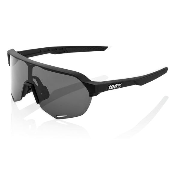 100 Percent S2 Sunglasses - One Size Fits Most - Soft Tact Black Smoke Lens