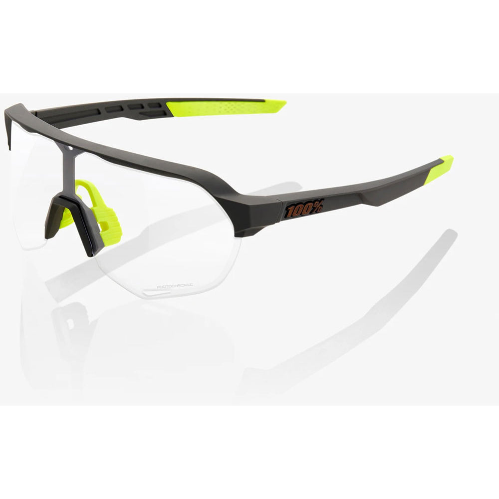 100 Percent S2 Sunglasses - Soft Tact Cool Grey - Photochromic Lens