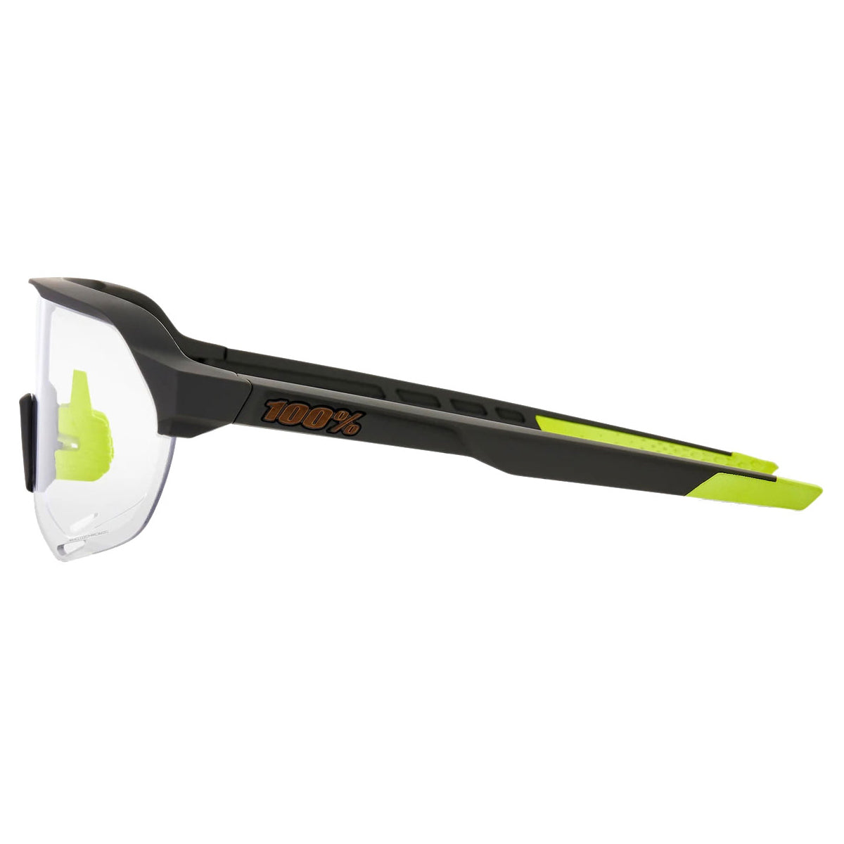 100 Percent S2 Sunglasses - One Size Fits Most - Soft Tact Cool Grey Photochromic Lens
