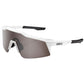 100 Percent Speedcraft Sunglasses - One Size Fits Most - Matte White Hiper Silver Mirror Lens