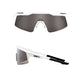 100 Percent Speedcraft Sunglasses - One Size Fits Most - Matte White Hiper Silver Mirror Lens