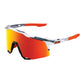100 Percent Speedcraft Sunglasses - Soft Tact Grey Camo - HiPER Red Multilayer Mirror Lens