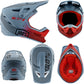 100 Percent Status Full Face Helmet -  L - Caltec Grey