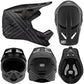 100 Percent Status Full Face Youth Helmet - M - Black