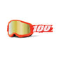 100 Percent Strata 2 Goggles - One Size Fits Most -  Orange - Mirror Gold Lens