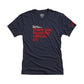 100 Percent Thanks T-Shirt - S - Navy Heather