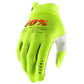 100 Percent iTrack Youth Gloves - S - Fluo Yellow