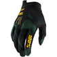 100 Percent iTrack Youth Gloves - M - Sentinel Black