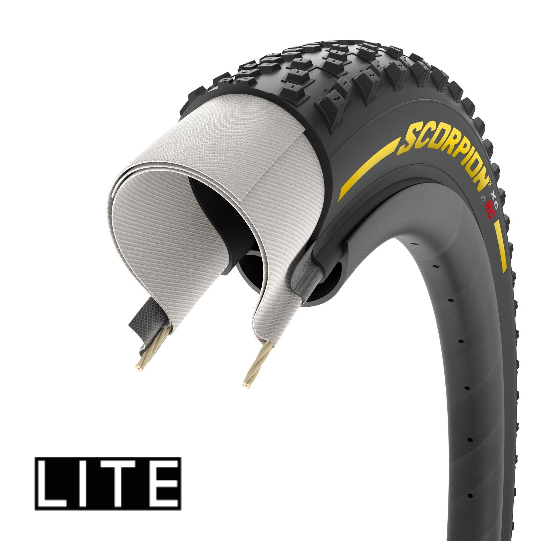 Pirelli Scorpion XC RC Team Tyre - 29 Inch - 2.4 Inch - TR Folding - Yellow Label - LITE