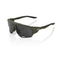 100 Percent Norvik Sunglasses - One Size Fits Most - Soft Tact Army Green Smoke Lens
