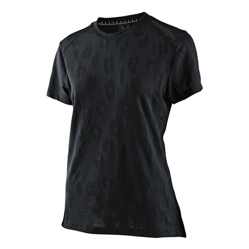 TLD Lilium Women's Short Sleeve Jersey - Women's L - Jacquard Black