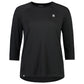 Mons Royale Tarn Merino Shift Raglan 3-4 Sleeve Women's Jersey - Women's L - Black - Logo