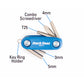 Park AWS-13 Mini Fold Up Hex Wrench Set