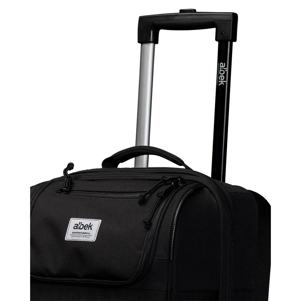 Albek Short Haul Travel Bag - Checked Covert Black
