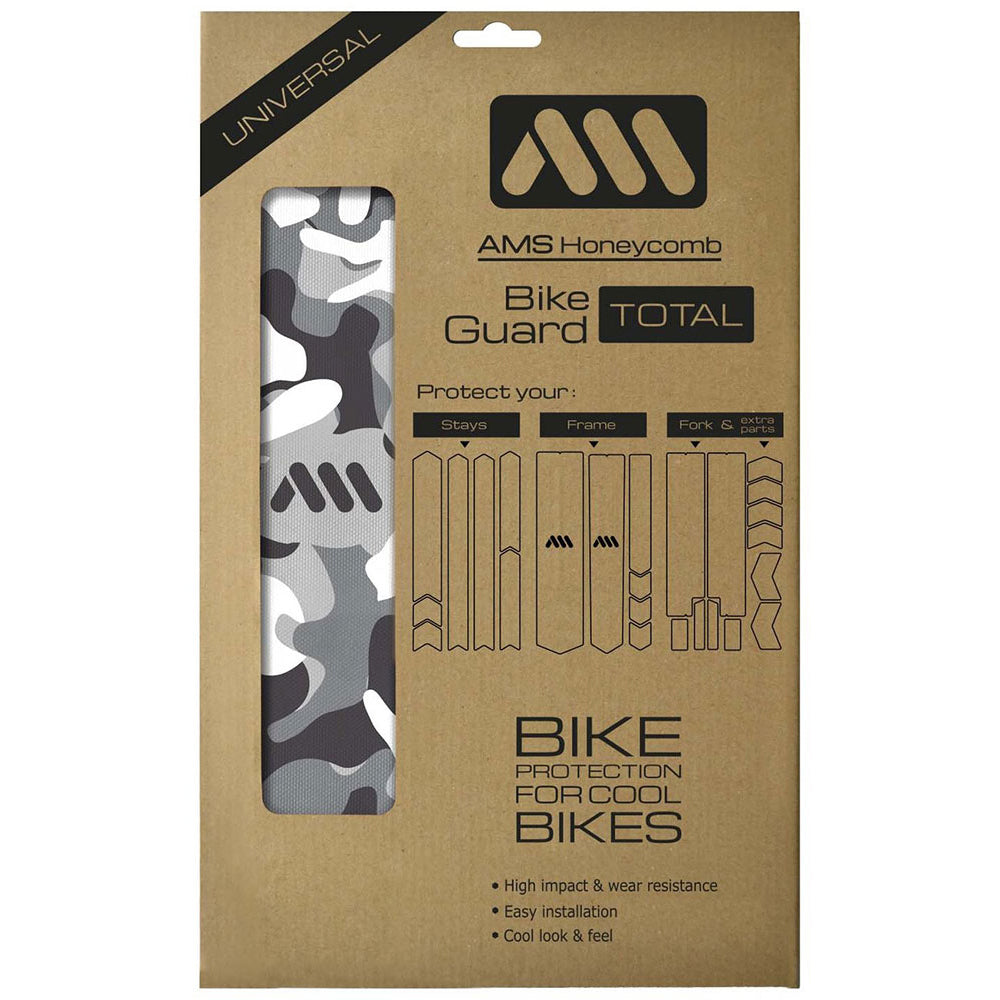 All Mountain Style AMS 3XL Honeycomb Frame Guard - Clear - Camo