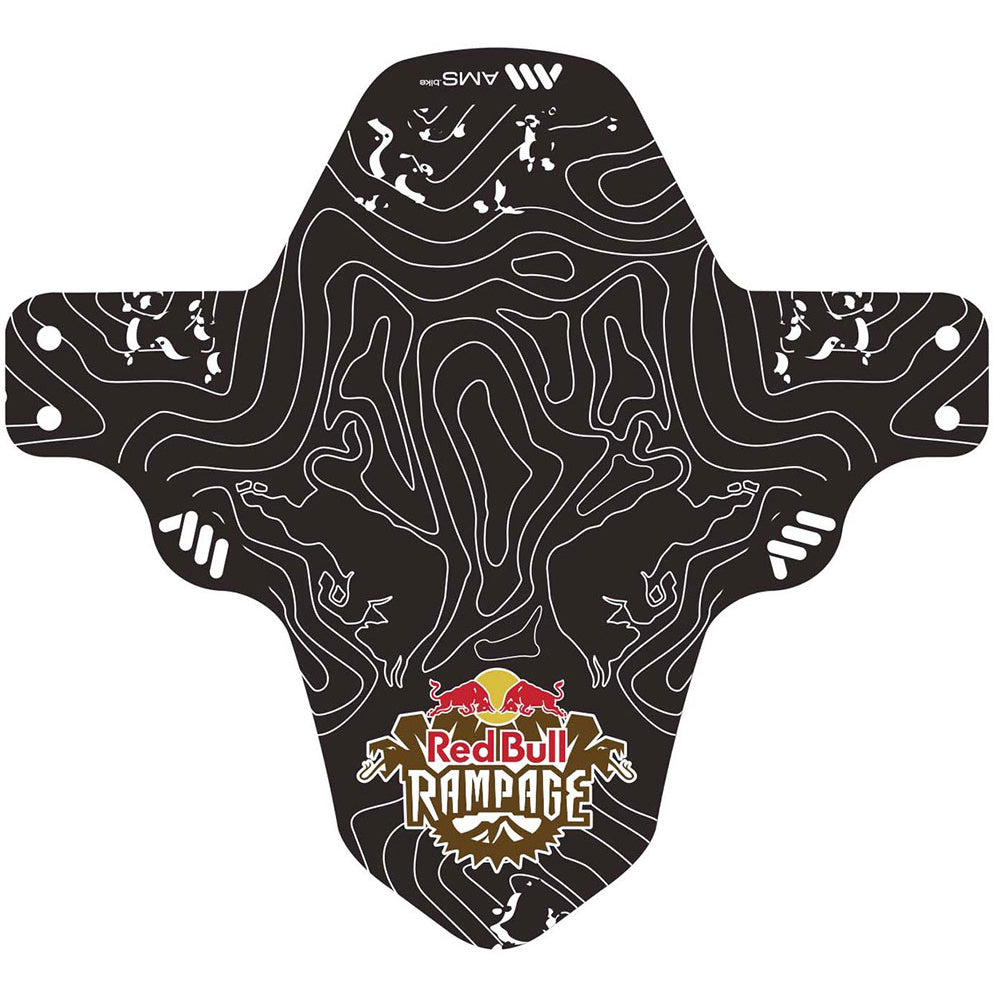 All Mountain Style AMS Front Mud Guard - Rampage White