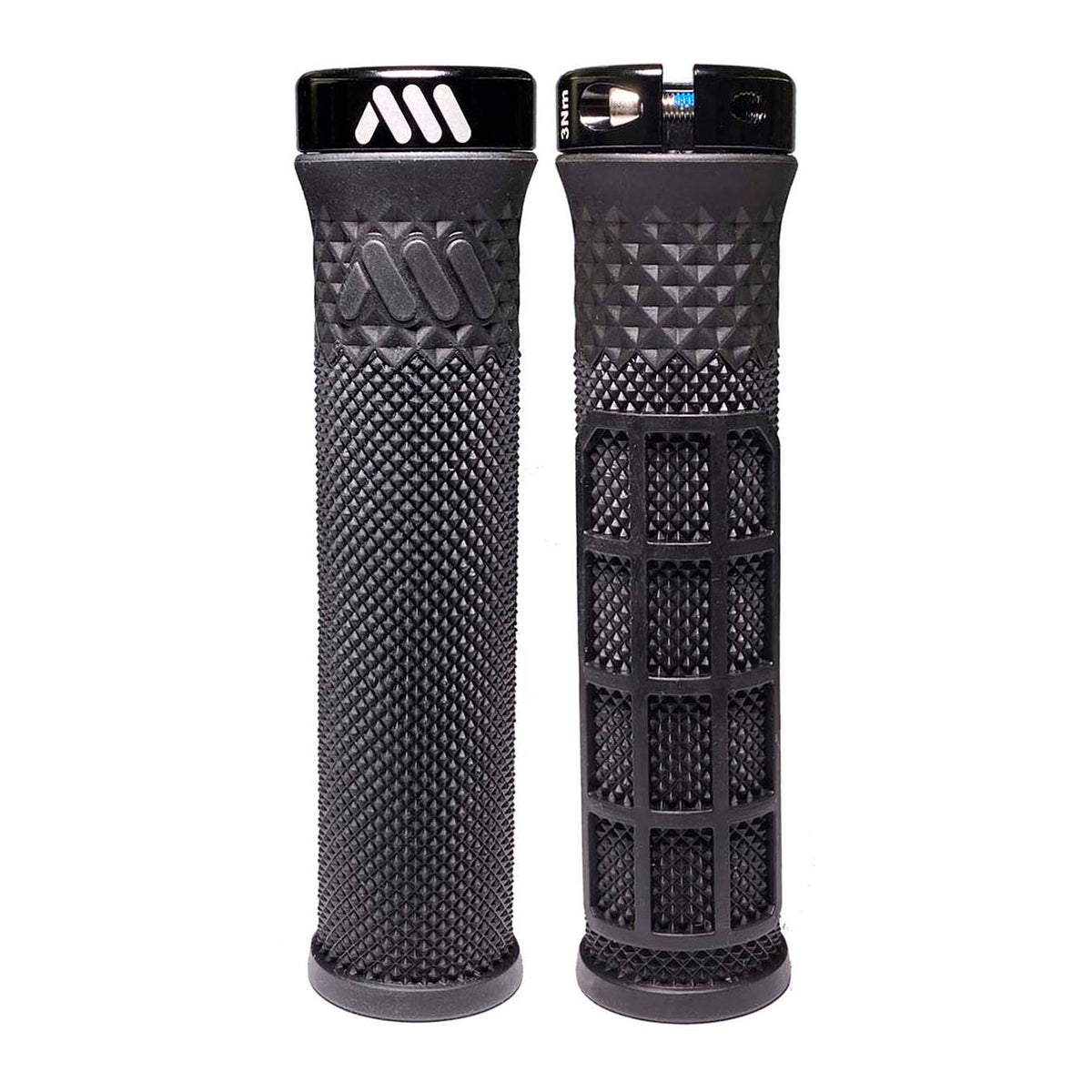 All Mountain Style Cero Single Clamp Lock On Grips - Black